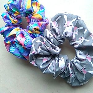 Bunny Easter scrunchies